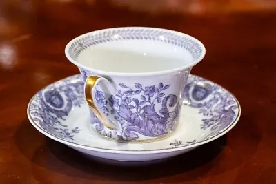 Versace Rosenthal Tea Cup With Saucer * LE GRAND DIVERTISSIMENT * Mint • $150