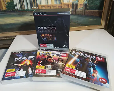 Playstation 3 - MASS EFFECT TRILOGY Box Set  * VGC • $35.98