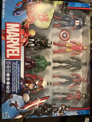 Hasbro Marvel Avengers Ultimate Protectors 6  Action Figures 8 Pack  *box Wear* • $29.99