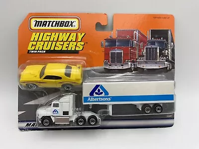 Matchbox Highway Cruisers Twin Pack Albertsons Pontiac GTO Judge FREE SHIPPING • $29.74