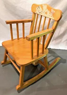 Child’s Vintage Musical Wood Rocking Chair - Marshall Field - Excellent Cond 40s • $40