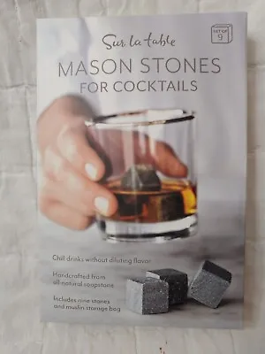 Sur La Table Mason Stones Whiskey Rocks - Set Of 9 NEW • $14.99