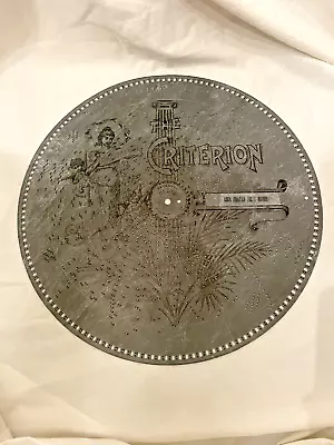 Criterion Music Box Record 15 3/4 Disc Prayer From Moses 4204 • $45