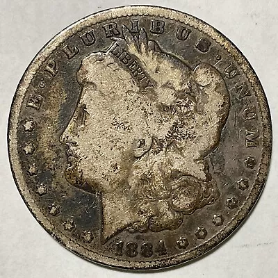 1884 *morgan Dollar* Circ (deep Toning Lots Of History) ~nr~ #558 • $0.99