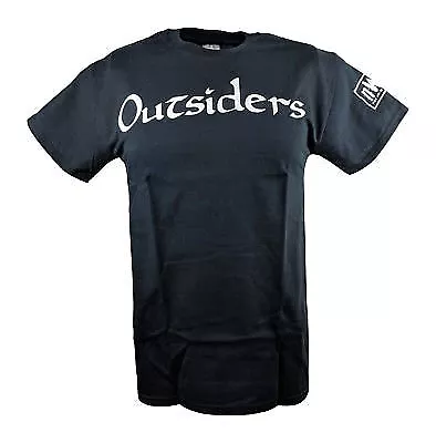 Outsiders NWo New World Order White Logo WCW Black T-shirt • $29.99