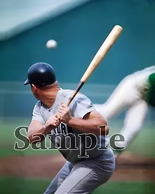 New York Yankees Mickey Mantle At Bat Color 8 X 10 Photo Picture • $5.99