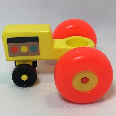 Vintage Fisher Price Little People Yellow Tractor #915 Farm • $10