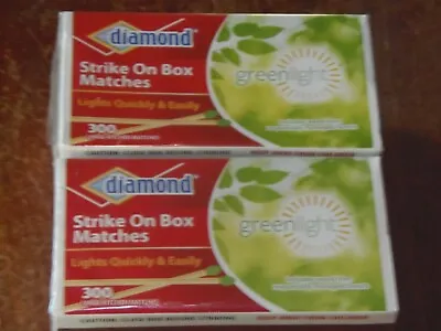 $9.95 • Buy 600  MATCHES)  Large Size  STICK MATCHES, 300 Per BOXES,  (2-PO-4)