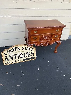 64758 Mahogany Low Boy Dresser Chest • $425