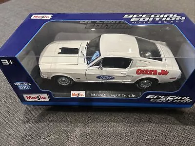 Maisto 1968 Ford Mustang Gt. Cobra Jet Special Edition 1/18 • $39.99