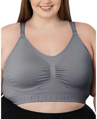 Kindred Bravely Sublime Maternity & Nursing Bra - Grey - Size XXL • $20.49