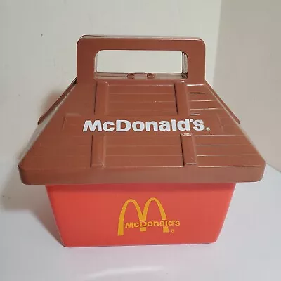 Playskool Vintage 1974 McDonalds Lunchbox Play Tote Happy Meal Box Carry Along • $15