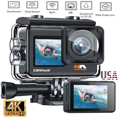 4K Action Camera Sport Video Underwater Waterproof Camera Wifi Remote For Go Pro • $71.24
