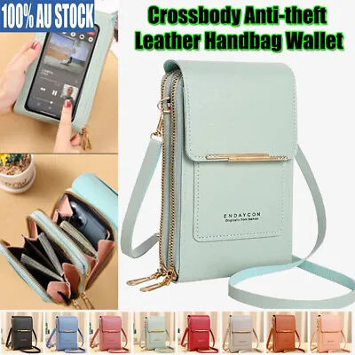 NEW Travel Handbag Touch Screen Phone Bag RFID Anti Theft Purse Crossbody Bags • $16.31
