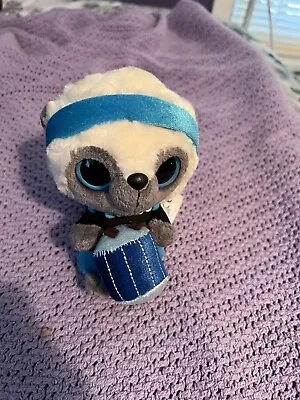 Lemur Plush Hard Rock Cafe Orlando Yoo Hoo & Friends Drummer Blue White • £4.82