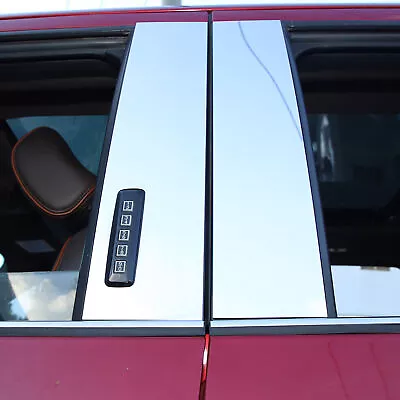 US 4Pcs Chrome Pillar Post Door Window Trim Fits For Ford F-150 F150 2015-2021 • $18.98