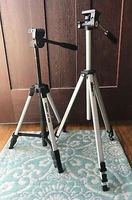 2 Camera Tripods - Velbon CX 200 & Albinar 3000 - Gently Used Fully Adjustable • $24.99