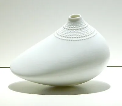 $79.99 • Buy Rosenthal Studio Linie Tapio Wirkkala Matte White Pollo Elegant Bud Vase Vintage