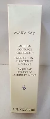Mary Kay Ivory 202 Medium Coverage Foundation 1oz PINK CAP Discontinued 356800 • $22.90