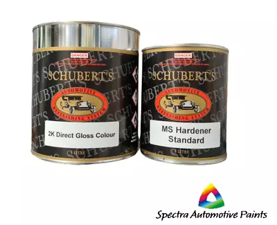 Schuberts Audi Colour Codes 2LT 2K Direct Gloss & 1LT MS Hardener. Auto Paint • $200