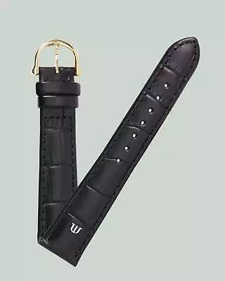 Maurice Lacroix 19mm X 17mm ML800-000003 Arios Black Leather Strap • $100