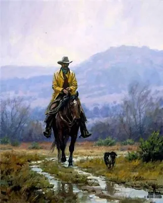Heading Home By Martin Grelle Western Print 13x16 • $34.98