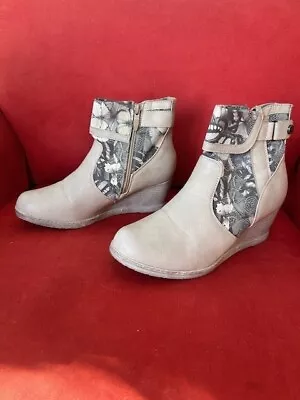 Maher (NZ) Grey Ankle Boots 40 Vegan As New • $25