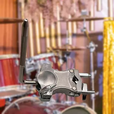 L Shaped Rod Clamp Clamp Cowbell Holder For Jam Block Splash Cymbal • £30.92