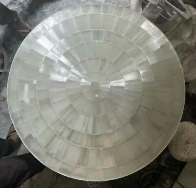 Selenite Stone Round Coffee Table With Healing Crystal Luxurious Look Table Top • $1244