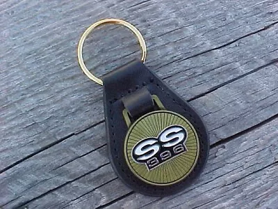 Chevy Ss 396 Muscle Car Antique Gold Leather Key Fob Vintage Nos Top-quality • $15