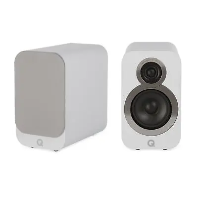£199 • Buy Q Acoustics 3010i Slim Line Bookshelf Or Stand Mount Speakers Arctic White Pair