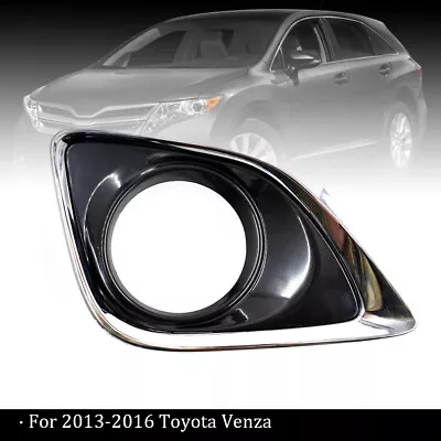 Black Fog  Light Cover For 13-16 Toyota Venza  2.7L V6  Right Passenger Side • $9.87