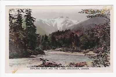 Capilano River & The Lions Vancouver Canada RPPC Real Photo Postcard • $3.99