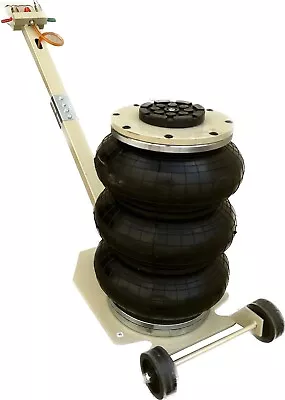 Low Profile Triple Bag Air Jack 3 Ton Pneumatic Race Car Jack 6600lb Air Lifting • $139.99