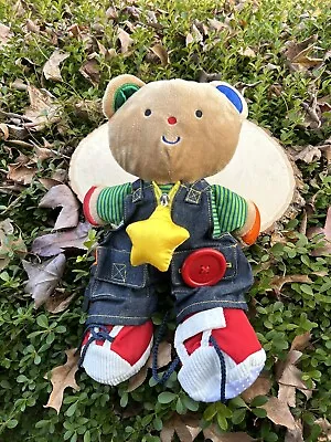 Melissa And Doug K Kids Busy Bear Teddy Wear Bear Fidget Plush Bear • $12
