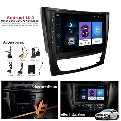 9  Android 10.1 Stereo Radio GPS Navigation Player For Mercedes Benz W211 W219 • $184.41