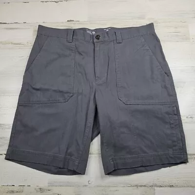 Mountain Hardwear Chino Shorts Mens 36x10 Gray Pockets Outdoor Hiking Casual • $17.88