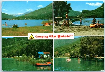 Postcard - Camping  La Quiete  Lake Mergozzo - Fondotoce Italy • $7.72