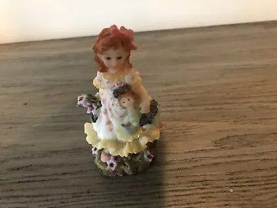 Vintage Porcelain Girl With Baby Doll • $7.50