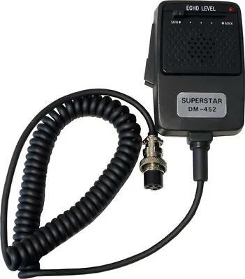 Workman DM452-5 Superstar CB Radio 5-Pin Echo Power Mic Microphone Cobra Uniden • $34.90