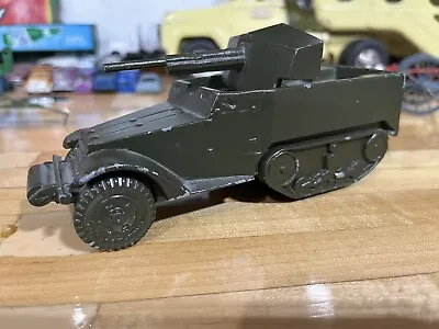 Vintage WW2 Dale Model Large Die-Cast Lead US Army 75 Mm Gun Car M-3 Half Track • $98