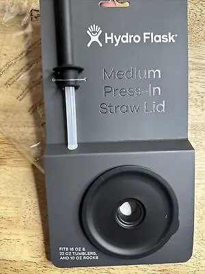 Hydro Flask Medium Press-in Straw Lid 16 & 22 Oz Tumblers 10 Oz Rocks • $8