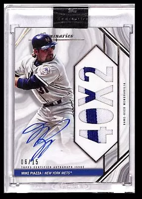 2022 Topps Luminaries Home Run Kings Patch Auto Mike Piazza Auto 06/15 New York • $199.99