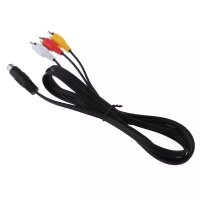 S Video 7 Pin Male To 3RCA 3 RCA RGB Component Socket Adapter Cable For HDTV • £5.60