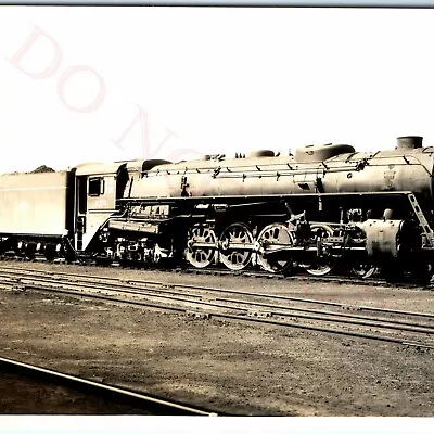 1937 Bensenville ILL Milwaukee Road 215 Locomotive RPPC Photo CMStP Railway A49 • $9.25
