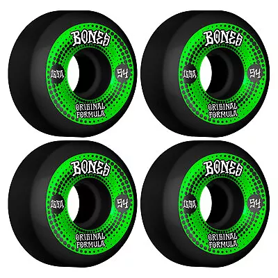 Bones Skateboard Wheels 54mm OG Formula V5 Sidecut 100A Black • $27.95