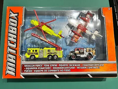 1:64 Matchbox Mission Force Fire Crew • $72.86