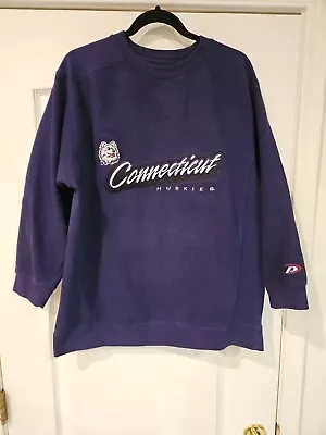 Uconn Huskies Connecticut Dark Blue Sweatshirt Hoodie Men's Medium 🏀 Go Huskies • $19.99