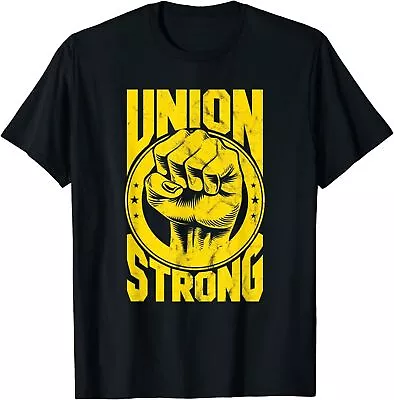 Vintage Proud Labor Day Workers Union Strong Fist T-Shirt Funny Gift For Men • $17.99