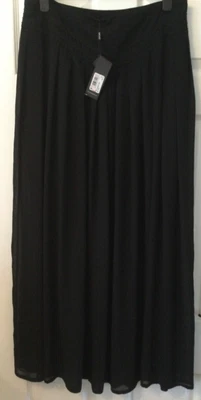 £4.25 • Buy NEW Ladies Size 16 Ossie Clark Richmond Maxi Skirt Sheer Long Zip Short Lining